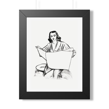 Morning Pages Framed Wall Art