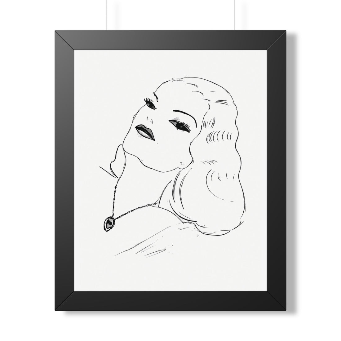 Lavender Siren Framed Wall Art