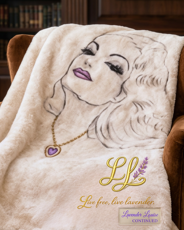 The Lavender Siren Heirloom Throw