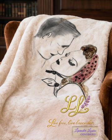 Almost a Kiss Heirloom Throw