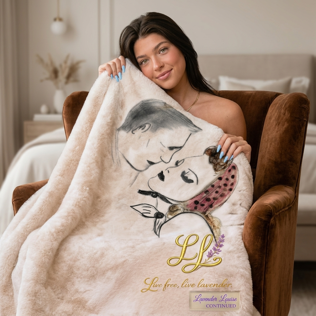 Almost a Kiss Heirloom Throw
