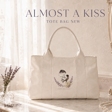Almost a Kiss Tote Bag New